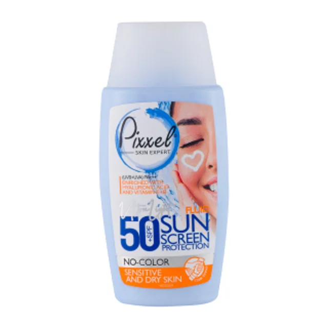 کرم ضد آفتاب پیکسل پوست خشک و حساس 50 میلی لیتر SPF50 بدون رنگ