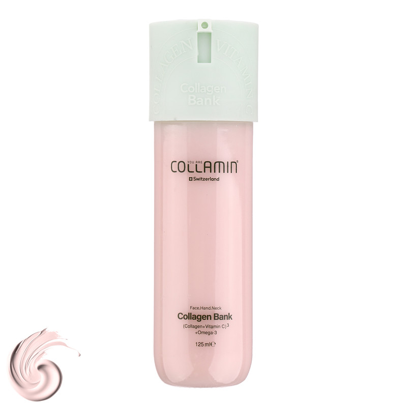 کلاژن بانک کلامین حاوی امگا 3 و ویتامین C حجم 125 میلی لیتر